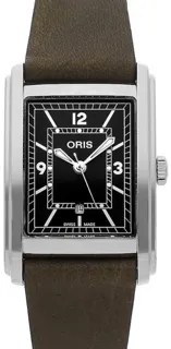 Oris Rectangular 01 561 7783 4063-07 5 19 16 38mm Stainless steel Green