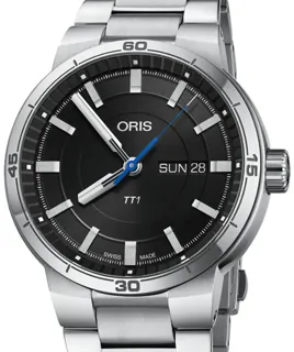 Oris TT1 01 735 7752 4154-07 8 24 08 Stainless steel Black