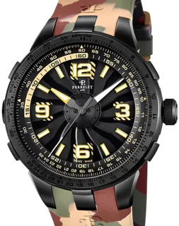 Perrelet Turbine A1095/5 Stainless steel and Black PVD Yellow