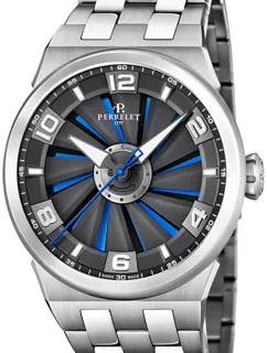 Perrelet Turbine A4062/2 Stainless steel Black and Blue