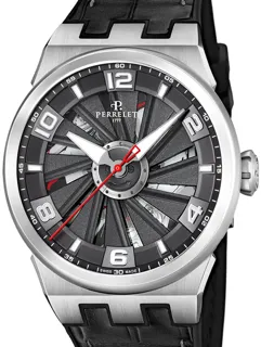 Perrelet Turbine A4062/S3 Stainless steel Black