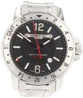 Raymond Weil Nabucco GMT 3800 Stainless steel Black