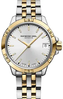 Raymond Weil Tango 5960-STP-30041 Yellow gold and Stainless steel White