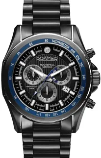 Roamer Rockshell Mark III Chrono 220837 45 85 50 44mm Stainless steel Black