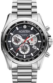 Roamer Rockshell Mark III Chrono 220837 41 55 20 44mm Stainless steel Black