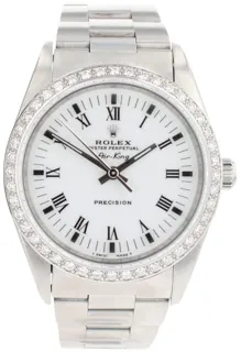 Rolex Air King 14010 Stainless steel White