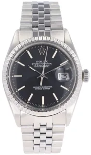 Rolex Datejust 1603 36mm Stainless steel Black