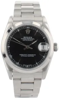 Rolex Datejust 68240 Stainless steel Black