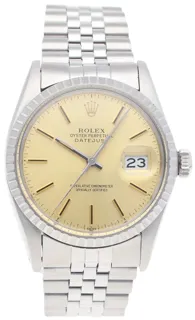 Rolex Datejust 16030 Stainless steel champagne