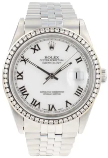 Rolex Datejust 36 16234 Stainless steel White