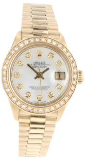 Rolex Datejust 6917 18k yellow gold White