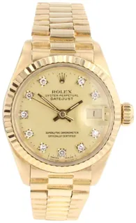 Rolex Datejust 6917 18k yellow gold champagne