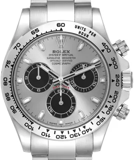 Rolex Daytona 116509 White gold Silver