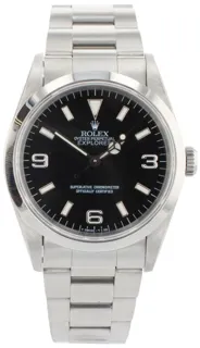 Rolex Explorer 14270 Stainless steel Black