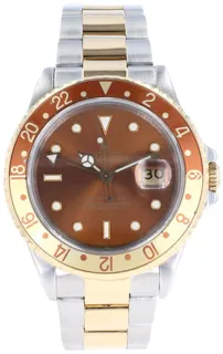 Rolex GMT-Master II 16713 Yellow gold and Stainless steel Brown