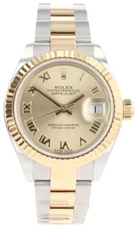 Rolex Lady-Datejust 279173 28mm Yellow gold and Stainless steel champagne