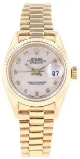 Rolex Lady-Datejust 69178 18k yellow gold ivory$cream