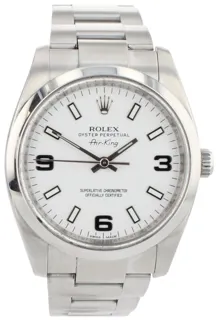 Rolex Oyster Perpetual 114200 Stainless steel White