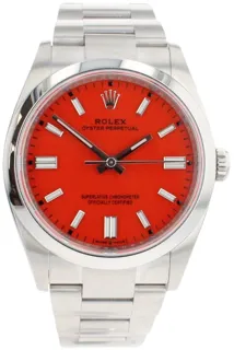 Rolex Oyster Perpetual 36 126000 Stainless steel Red