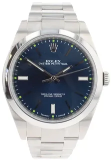 Rolex Oyster Perpetual 39 114300 Stainless steel Blue