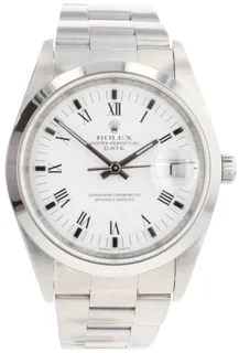 Rolex Oyster Perpetual Date 15200 Stainless steel White