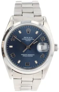 Rolex Oyster Perpetual Date 15200 Stainless steel Blue