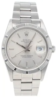 Rolex Oyster Perpetual Date 15210 Stainless steel silver