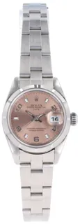 Rolex Oyster Perpetual Date 79190 Stainless steel salmon