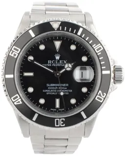 Rolex Submariner 16610 Stainless steel Black