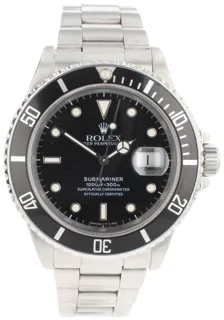 Rolex Submariner 16800 Stainless steel Black