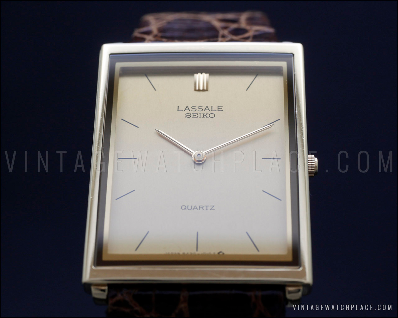 Seiko Lassale Stainless steel and Gold-plated Golden 1983