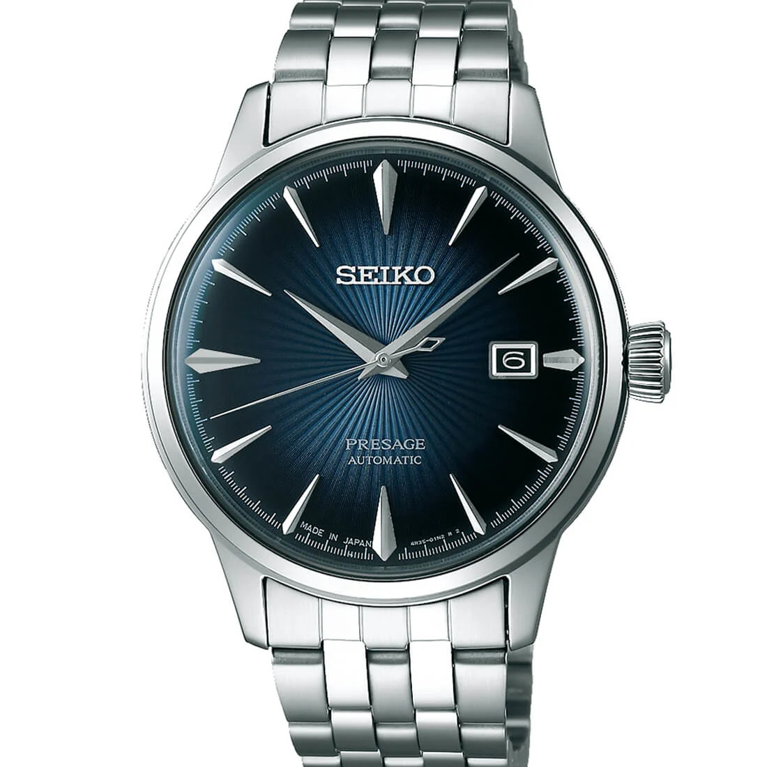 Seiko Presage 4R57-00E0 Stainless steel Blue Japan | Dealer | EveryWatch