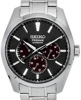 Seiko Presage SPB307 Stainless steel Black