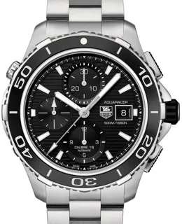 TAG Heuer Aquaracer 500M CAK2110.BA0833 Ceramic and Stainless steel Black