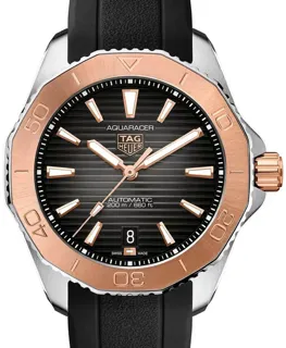 TAG Heuer Aquaracer WBP2151.FT6199 Yellow gold and Stainless steel Black