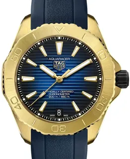 TAG Heuer Aquaracer WBP5152.FT6210 Yellow gold Blue