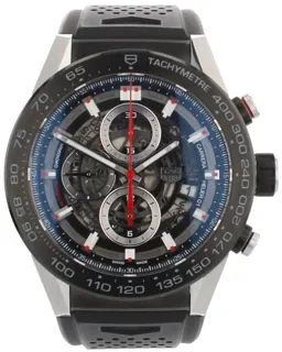 TAG Heuer Carrera Calibre HEUER 01 CAR2A1Z Stainless steel Black