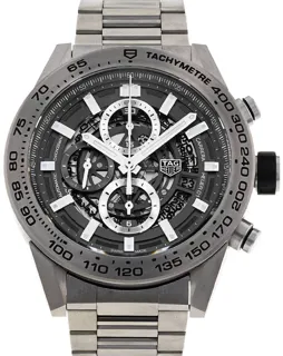 TAG Heuer Carrera CAR2A8A.BF0707 Titanium and Stainless steel Skeletonized