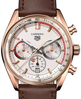 TAG Heuer Carrera CBS2040.FC8318 Yellow gold Brown