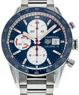 TAG Heuer Carrera CV201AR.BA0715 Ceramic and Stainless steel Blue