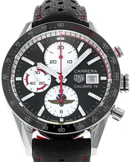 TAG Heuer Carrera CV201AS.FC6429 Ceramic and Stainless steel Black