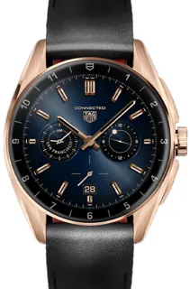 TAG Heuer Connected SBR8011.BC6652 Rose gold Black and Blue