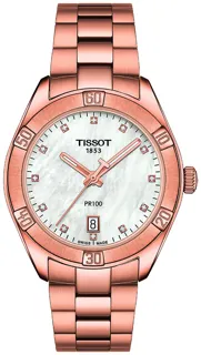 Tissot PR 100 T101.910.33.116.00 Rose gold White