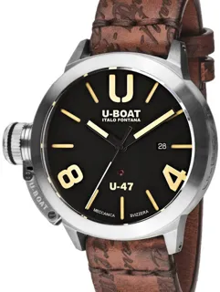 U-Boat Classico 8105 Stainless steel Black