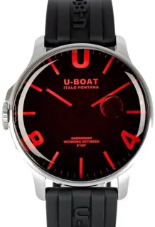 U-Boat Darkmoon 8465/B Stainless steel Black