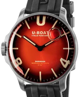 U-Boat Darkmoon 8701/B Stainless steel Red