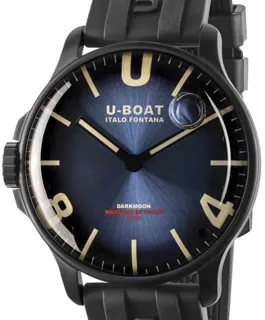 U-Boat Darkmoon 9180 Stainless steel and PVD Blue