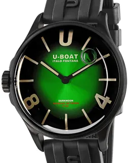 U-Boat Darkmoon 9503 Stainless steel and Black DLC Green