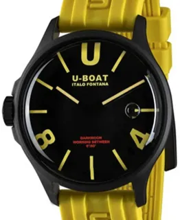 U-Boat Darkmoon 9522/A Stainless steel and PVD Black