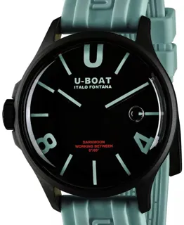 U-Boat Darkmoon 9526 Stainless steel and Black PVD Black